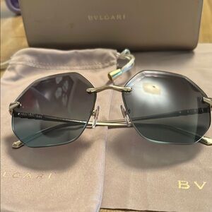 Bvlgari Hexagonal Sunglasses - see photos